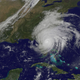 Hurricane Matthew tearing up Florida’s coast in October 2016. Image: NASA/NOAA GOES Project